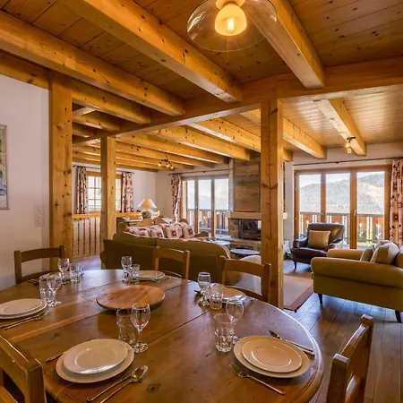 Groot 10 Pers Ski-in Chalet Met Openhaard En Garage La Tzoumaz