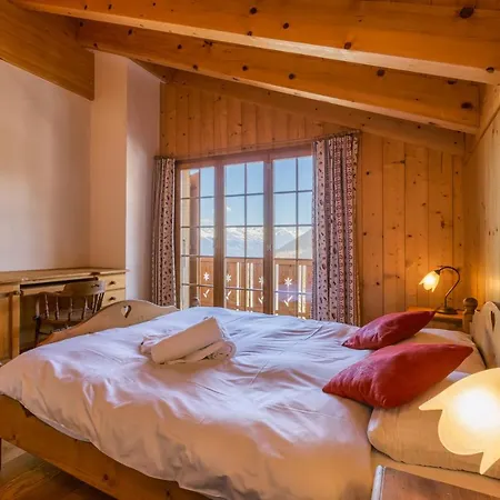 Groot 10 Pers Ski-in Chalet Met Openhaard En Garage La Tzoumaz