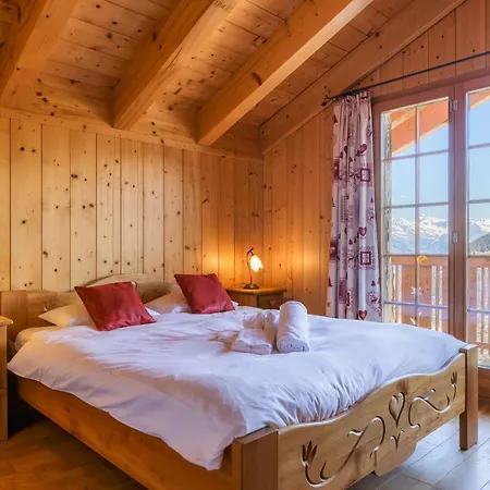 Groot 10 Pers Ski-in Chalet Met Openhaard En Garage La Tzoumaz