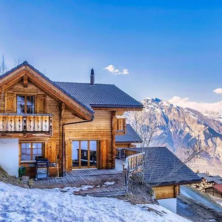 Horská chata Groot 10 Pers Ski-in Chalet Met Openhaard En Garage La Tzoumaz